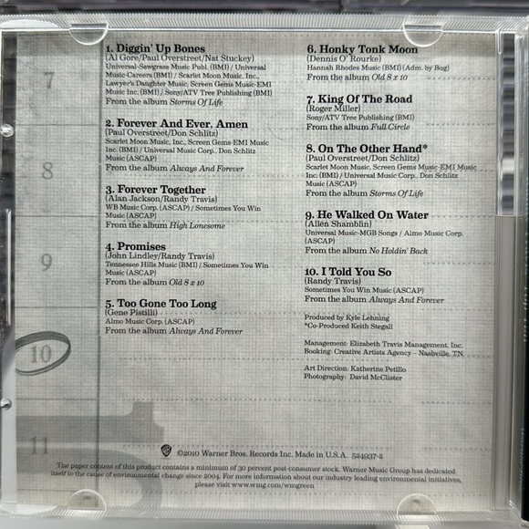 Randy Travis - Top Ten on CD. 2010 - Picture 5 of 5